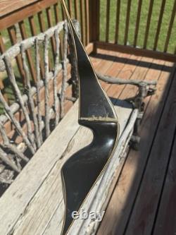 Vintage 1967 Bear Super Magnum 48 Recurve Archery Bow AMO 48 48# Left Handed