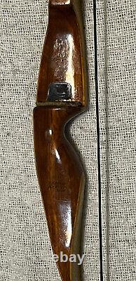 Vintage 1970 Bear Archery TIGERCAT Recurve Hunting Bow 58, 35#