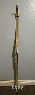 Vintage 1970 Bear Archery TIGERCAT Recurve Hunting Bow 58, 35#