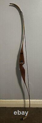 Vintage 1970 Bear Archery TIGERCAT Recurve Hunting Bow 58, 35#