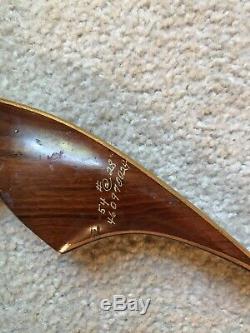 Vintage 46 Herters Rh Perfection Archery Recurve Bow No Holes 54#