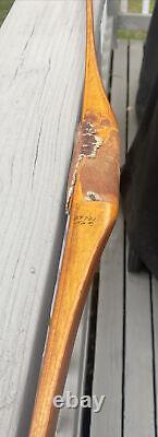 Vintage 50's Static Fred Bear Grizzly 56# Recurve Model 29701