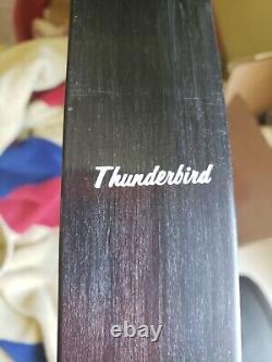 Vintage 62 Wing Thunderbird Recurve Bow 56# @ 28