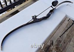 Vintage AMF Wing Wood Recurve Bow 62 & 70 lbs SLV-1700 Vantage Pro Slim Line