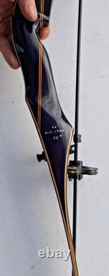 Vintage AMF Wing Wood Recurve Bow 62 & 70 lbs SLV-1700 Vantage Pro Slim Line