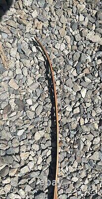 Vintage BEAR ALASKAN Recurve Bow Early 196os Black & Orange 62