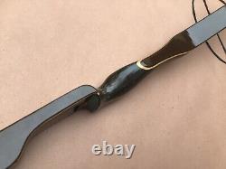 Vintage BEAR ARCHERY GRIZZLY RECURVE BOW Glass Powered AMO-58 45 x # with Coin