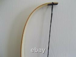 Vintage BEAR Archery TEMUJIN Recurve BOW RH 34# AMO-69