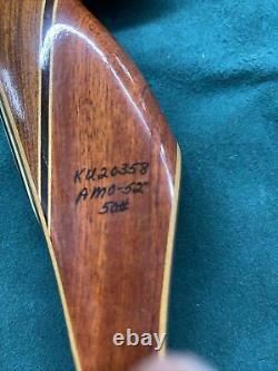 Vintage BEAR Kodiak Magnum 50# Recurve Hunting Bow #KU20358 AMO-52