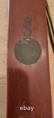 Vintage BEN PEARSON Golden Sovereign Recurve Bow RH 58 45 lb 28 draw #1059