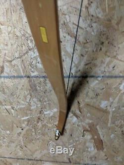 Vintage Bear Archery 1954 Compass KODIAK II WALNUT RISER 60# 60 Recurve Bow