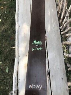 Vintage Bear Archery 1968 Grizzly Recurve Bow 50# AMO 56 Right Handed