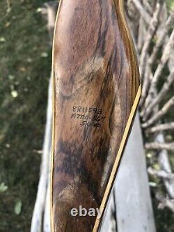 Vintage Bear Archery 1968 Grizzly Recurve Bow 50# AMO 56 Right Handed