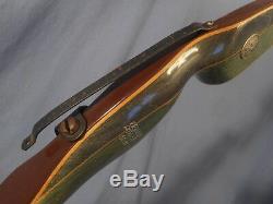 Vintage Bear Archery 1973-1977 Grizzly Recurve Bow Green Wood Laminated