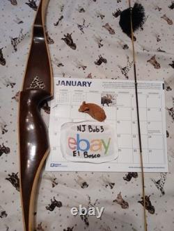 Vintage Bear Archery Alaskan recurve 50# 1970 minty glass