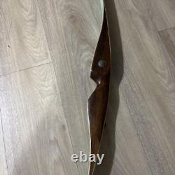 Vintage Bear Archery Black Bear Recurve Bow Right Handed 45# AMO 60