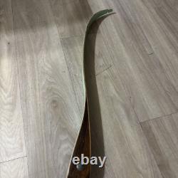 Vintage Bear Archery Black Bear Recurve Bow Right Handed 45# AMO 60