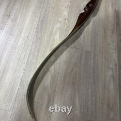 Vintage Bear Archery Black Bear Recurve Bow Right Handed 45# AMO 60