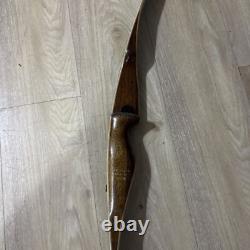 Vintage Bear Archery Black Bear Recurve Bow Right Handed 45# AMO 60