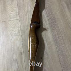 Vintage Bear Archery Black Bear Recurve Bow Right Handed 45# AMO 60