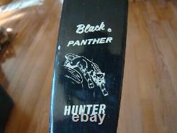 Vintage Bear Archery Black Panther Hunter Wooden Recurve Bow 45/50 # LH BPO 4404