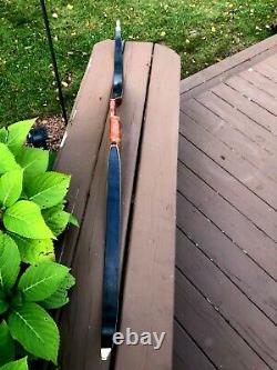 Vintage Bear Archery Black Panther Recurve Hunting Bow Rh Amo 56 45-50# Draw