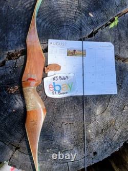 Vintage Bear Archery Dogleg Grizzly recurve 50# 1963 minty glass