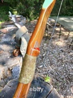 Vintage Bear Archery Dogleg Grizzly recurve 50# 1963 minty glass