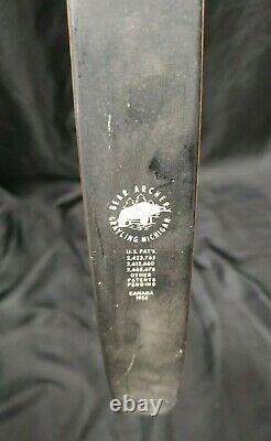 Vintage Bear Archery Glass Powered Grizzly Recurve Bow KR80473 AMO 58 45#