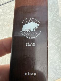 Vintage Bear Archery Grizzly Left Hand Recurve Bow Grayling MI 58 40# 1970s