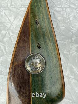 Vintage Bear Archery Grizzly Left Hand Recurve Bow Grayling MI 58 40# 1970s