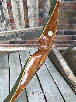 Vintage Bear Archery Grizzly Recurve Bow, Grayling Mich. Free Bow Sock, 50lb USA