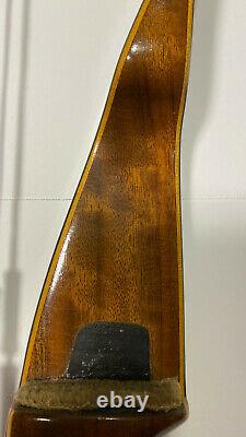 Vintage Bear Archery Grizzly Recurve Bow Right Hand 56'' 40 #