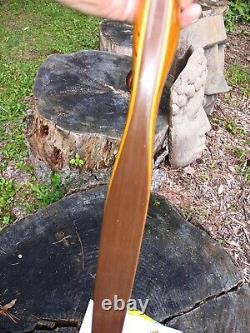 Vintage Bear Archery Grizzly recurve 1965 43# Zebrawood