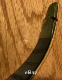 Vintage Bear Archery Kodiak Magnum Glass Powered Recurve Bow Green 52 45#