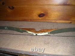 Vintage Bear Archery Kodiak Magnum Glass Powered Recurve Wood Bow 50# AMO-52 LH
