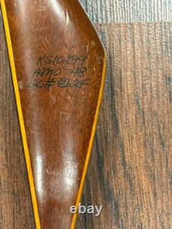Vintage Bear Archery Little Bear Recurve Bow Grayling Michigan Missing parts