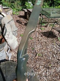 Vintage Bear Archery Super Magnum 48 recurve 1968 Factory camo 55#