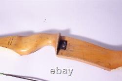 Vintage Bear Archery White Bear AMO 62 Recurve Bow 25/30# WB-03836