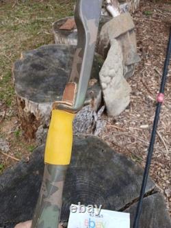Vintage Bear Archery camo Grizzly recurve 60# 1961
