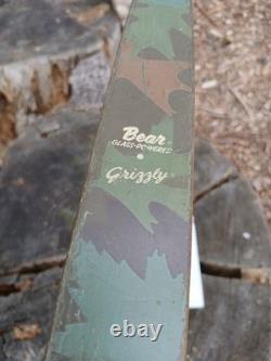 Vintage Bear Archery camo Grizzly recurve 60# 1961