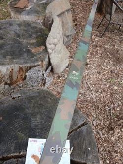 Vintage Bear Archery camo Grizzly recurve 60# 1961