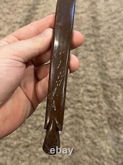 Vintage Bear Brown Fox Hunter By Bear AMO 60 45# Fiberglass Recurve Bow Archery