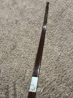 Vintage Bear Brown Fox Hunter By Bear AMO 60 45# Fiberglass Recurve Bow Archery