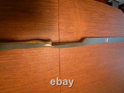 Vintage Bear Cub Recurve bow Fred Bear 62 35# Draw natural wood/green/yellow