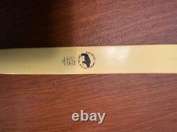 Vintage Bear Cub Recurve bow Fred Bear 62 35# Draw natural wood/green/yellow