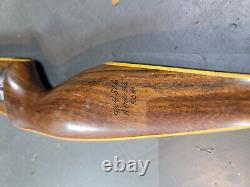 Vintage Bear Glass-Powered Grizzly Recurve Bow AMO 56 50# RH (right-handed)