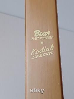 Vintage Bear Glass-Powered Kodiak Special Recurve Bow LH 70 42#