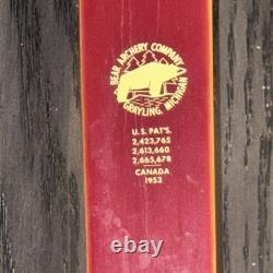Vintage Bear Glass Powered Polar 64 Recurve Bow 38# Right Handed RH