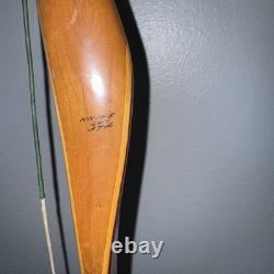 Vintage Bear Glass Powered Polar 64 Recurve Bow 38# Right Handed RH